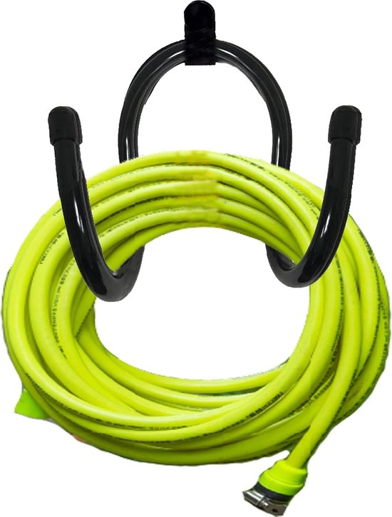 Metall Gartenschlauchhalter Verstellbarer Schlauchhalter Für Zaun Und Wand Wandmontage Schwarz