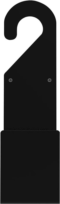 Gartenschlauchhalter – Wandmontage – Schlauchaufbewahrung – Robuster Kohlenstoffstahl – 30 X 10 X 8 Cm – Schwarz