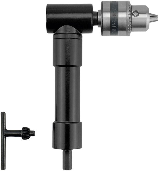 Winkelbohraufsatz – Winkelbohradapter – Bohren In Engen Bereichen – 90° Drehbar – 1–10 Mm – Schwarz