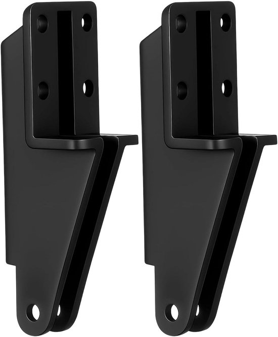 Türschließer-reparaturhalterung – Türclip-halterung – Türreparatur – Robuste Abs-konstruktion – 10,5 Cm – Schwarz