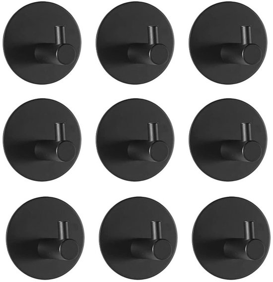 Häkelarbeiten Schwarze Wandaufkleber 9er-lot Häkelarbeiten Für Das Badezimmer Und Edelstahl Pat Res Autocollantes Adapt Es Aux Kitchens Räume Für