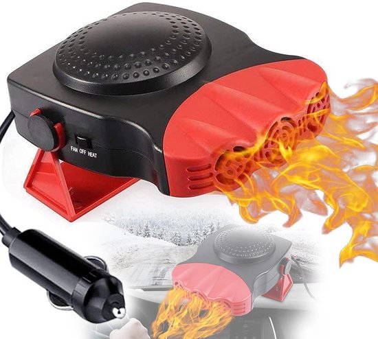 Scheibenheizung Für Zigarettenanzünderanschluss – Schnellheizende Luft, 12 V, 150 W, Schwarz