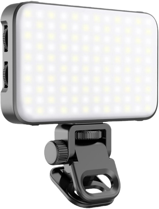 Verbesserte Led-handyleuchte Mit Weicher Hülle Und Integriertem Halter Kameraleuchte Wiederaufladbare Videoanrufleuchte Mit Mehreren Schwarz Für