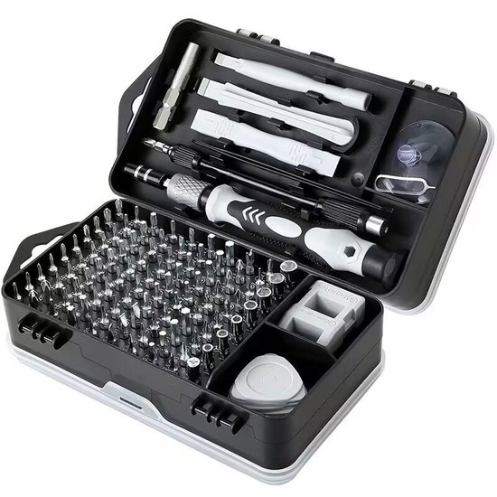 Multifunktionales Präzisions-magnetschraubendreher-set 115-in-1 Typ A Computer Pc Und Mobilgeräte-wartungsschraubendreher-set Handwerkzeuge Schwarz