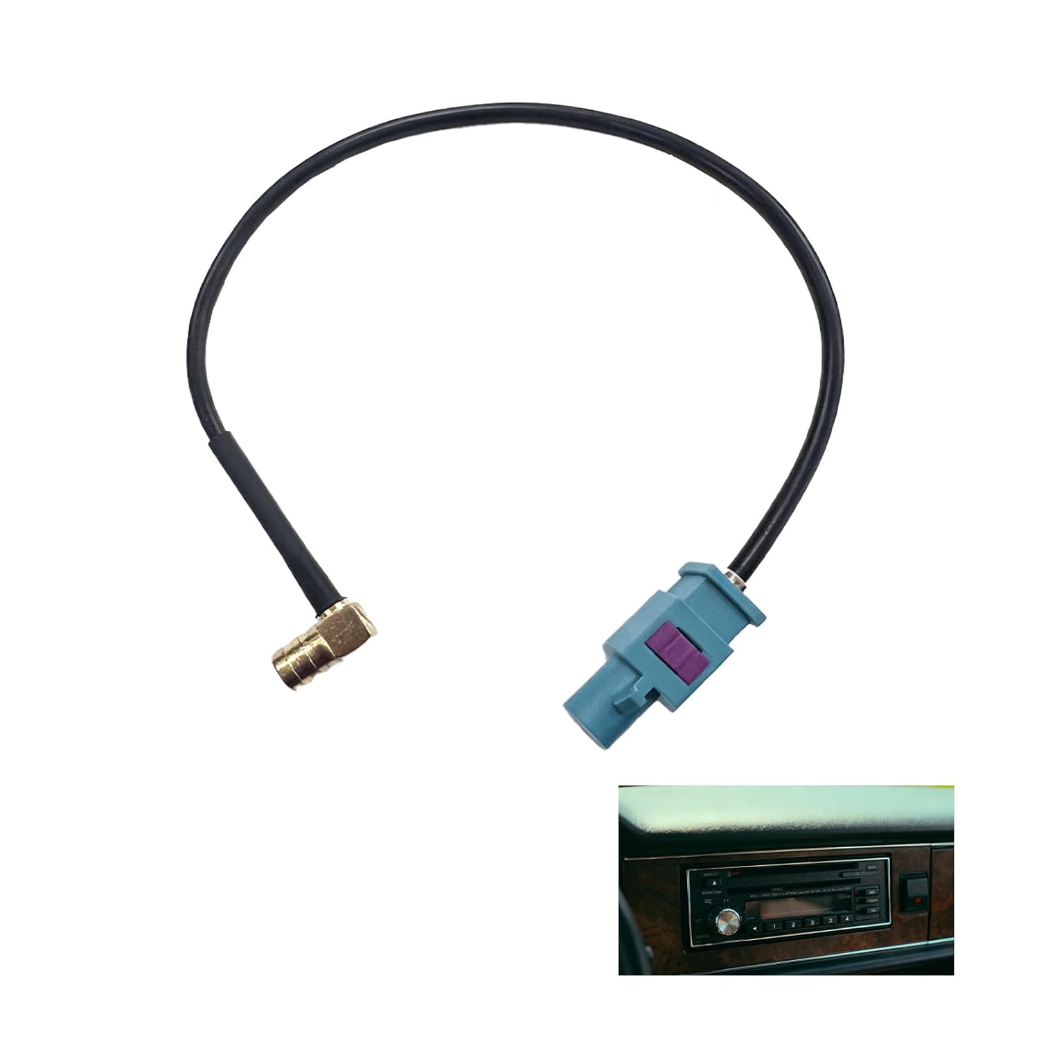 20 Cm Dab-antennenkabel – Fakra-auf-smb-adapter Mit Rg174-koaxialkabel – Fakra-stecker Auf Smb-buchse Für Dab-am/fm-tuner – Für Kfz- Und Heimanwendungen