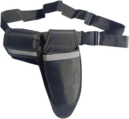 Werkzeugtasche Für Schere – Aufbewahrungstasche/hüfttasche – Gartenpflege – Strapazierfähiges Material – 34 X 16 Cm – Schwarz