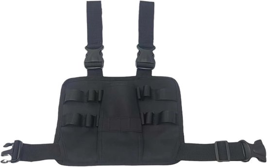 Werkzeugtasche Für Den Gürtel – 11 X 8 Zoll, Mehrere Fächer, Schwarzes Oxford-gewebe, Für Elektriker Und Klempner