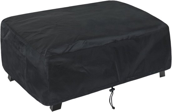 Rewytaz Grillplatten-schutzhülle – Abmessungen 57 X 48 X 23 Cm – Wasserdicht Und Strapazierfähig, Einfache Montage Mit Kordelzug (schwarz)