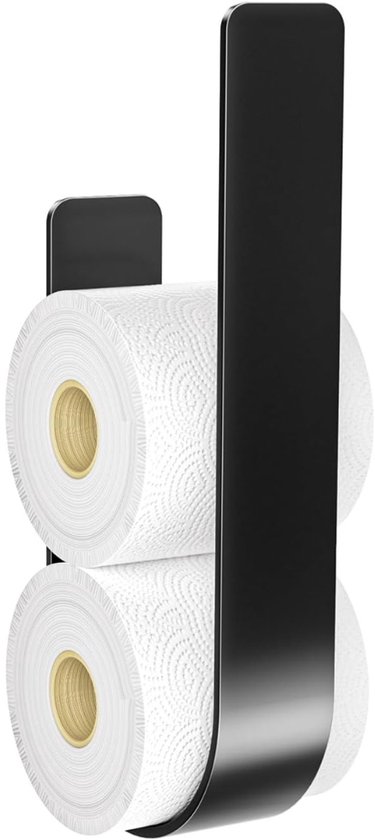 U-förmiger Toilettenpapierhalter – Stilvoll Und Praktisch – 1 Stück – Schwarz – Metall