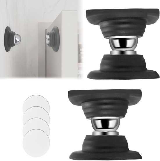 2 Stück Magnetische Türschlösser Für Wohnmobile – Magnetischer Türverschluss Mit Klebeband Für Die Wartungsklappe Von Wohnmobilen – Türverschluss Für Campervans In Schwarz