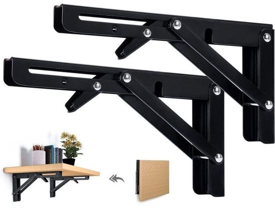 Schwarze, Klappbare Eckverbinder Von 400 Mm