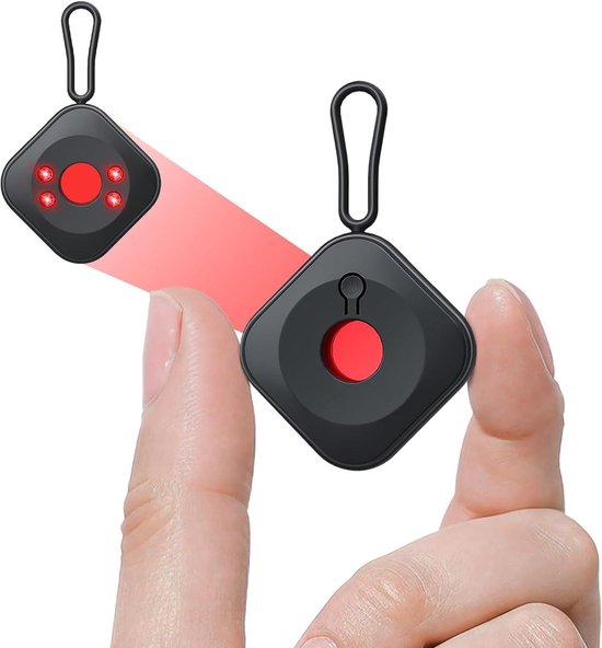 Detektor Für Versteckte Kameras – Mini-detektor – Überwachung Der Privatsphäre – Infrarot-erkennung – 4,5 X 4,5 Cm – Schwarz