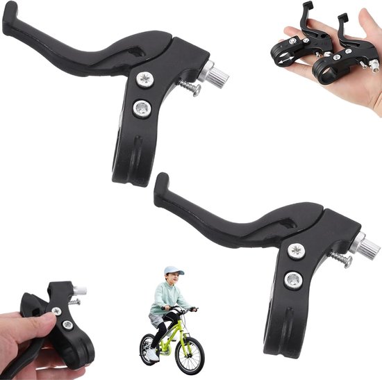 Bremshebel-ersatzteile Für Kinderfahrräder, Einfach Zu Montieren, Schwarz.