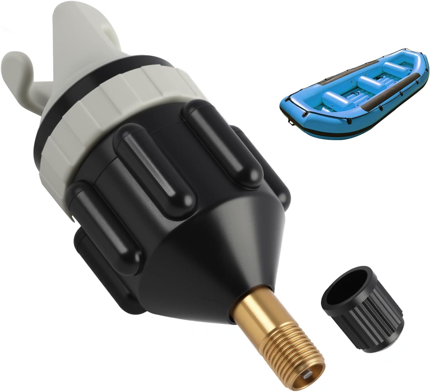Universeller Sup-pumpenadapter – Luftventil Für Stand-up-paddle-boards, Kompressoren, Unverzichtbares Zubehör Für Paddel, Schlauchboote Und Paddleboards – Kompatibel Mit 6- Bis 8-loch-ventilen
