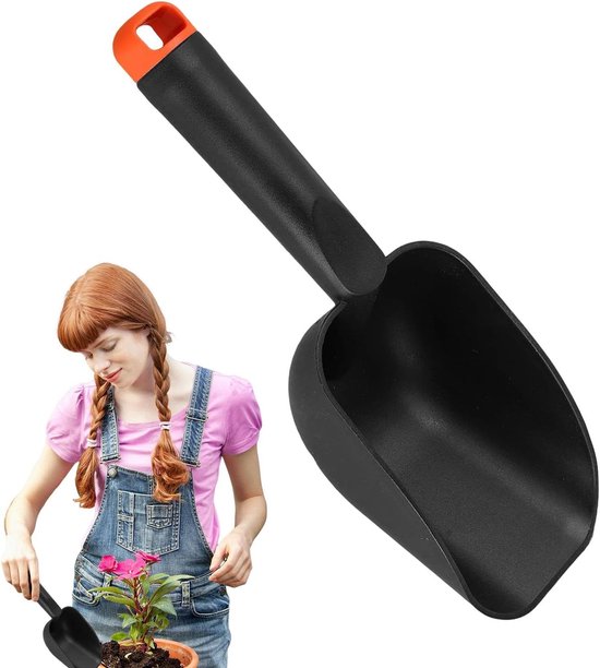 Gartenschaufel Handschaufel Robust Rostbeständig Ergonomischer Griff Edelstahl Zum Pflanzen Graben Umpflanzen Und Auflockern Des Bodens 28 X 7 X 9 Cm