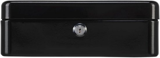 Geldkassette Mit Schlüsseln Und Münzeinsatz – Schwarz, Cash Security