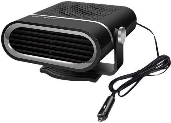 Tragbare 360°-autoheizung Mit Entfrostungsfunktion, 12 V, 150 W, Zusatzheizung, Schwarz