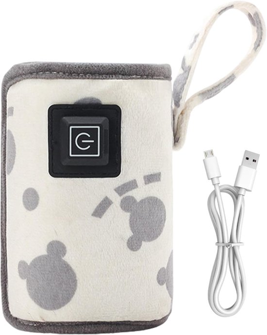 Flaschenwärmer – Usb-milchwärmer – Flaschenfütterung – Tragbare Isolierung – 14 X 11 Cm – Schwarz