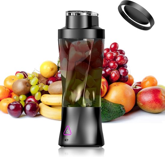 Smoothie-maker Tragbarer Mixer Blender 700 Ml Leistungsstarker Mini-mixer Für Unterwegs 6000-mah-akku Zerkleinert Eis Und Früchte Auslaufsicherer