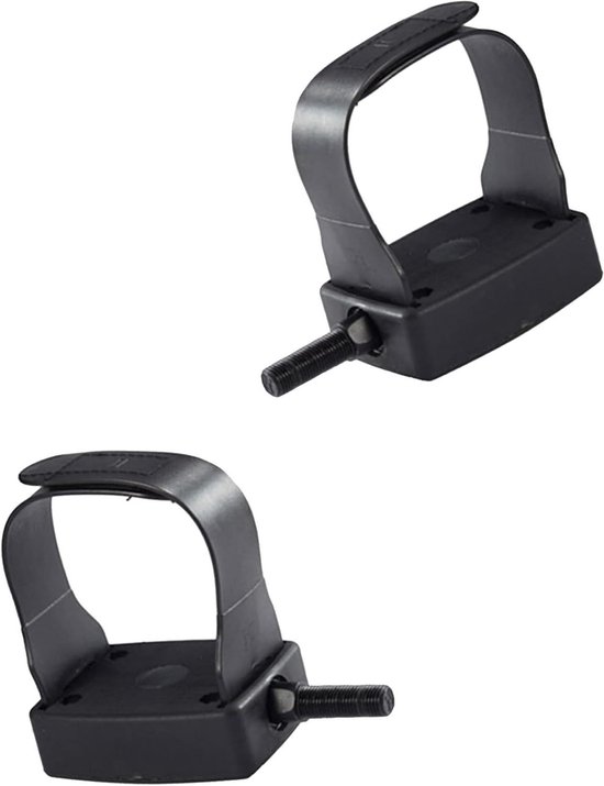 Fahrradpedale – Heimtrainer-ersatzteile – Indoor-training – Verstellbarer Riemen – 9/16 Oder 1/2 Zoll – Schwarz