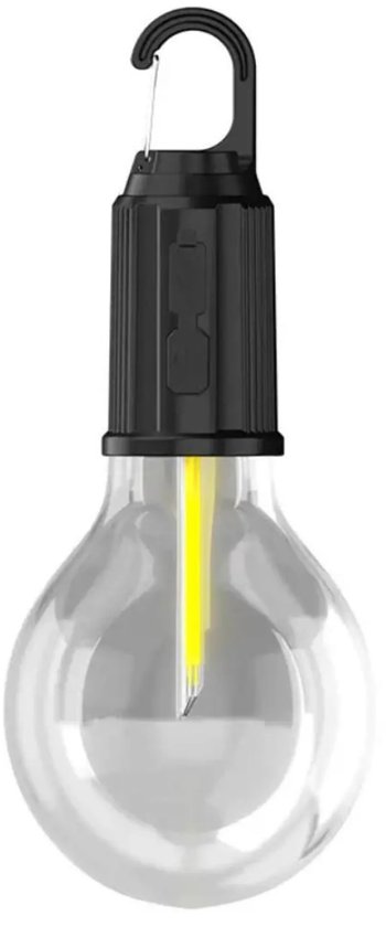 Set Mit 4 Wiederaufladbaren Tragbaren Wasserdichten Led-leuchten 10-w-birnen Usb-c-ladeanschluss Geeignet Für Den Innen Und Außenbereich Schwarz