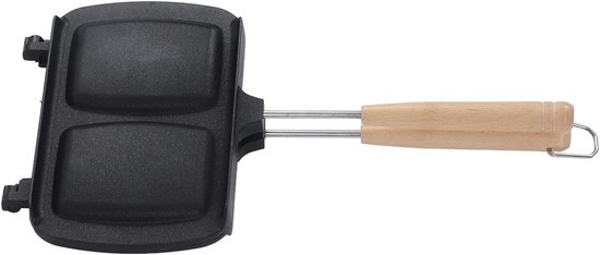Panini-maker – Sandwichmaker – Schnelle Mahlzeiten – Kompaktes Design – 23 X 22 Cm – Schwarz