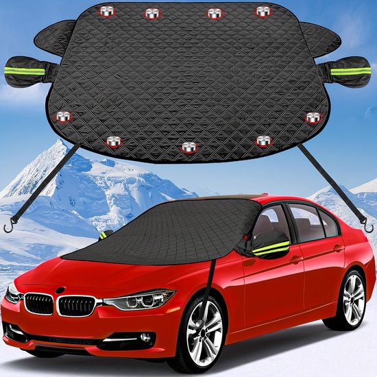 Auto-windschutzscheibenabdeckung Frostschutz Für Die Windschutzscheibe Faltbare Magnetische Windschutzscheibenabdeckung Universelle Gegen Schnee
