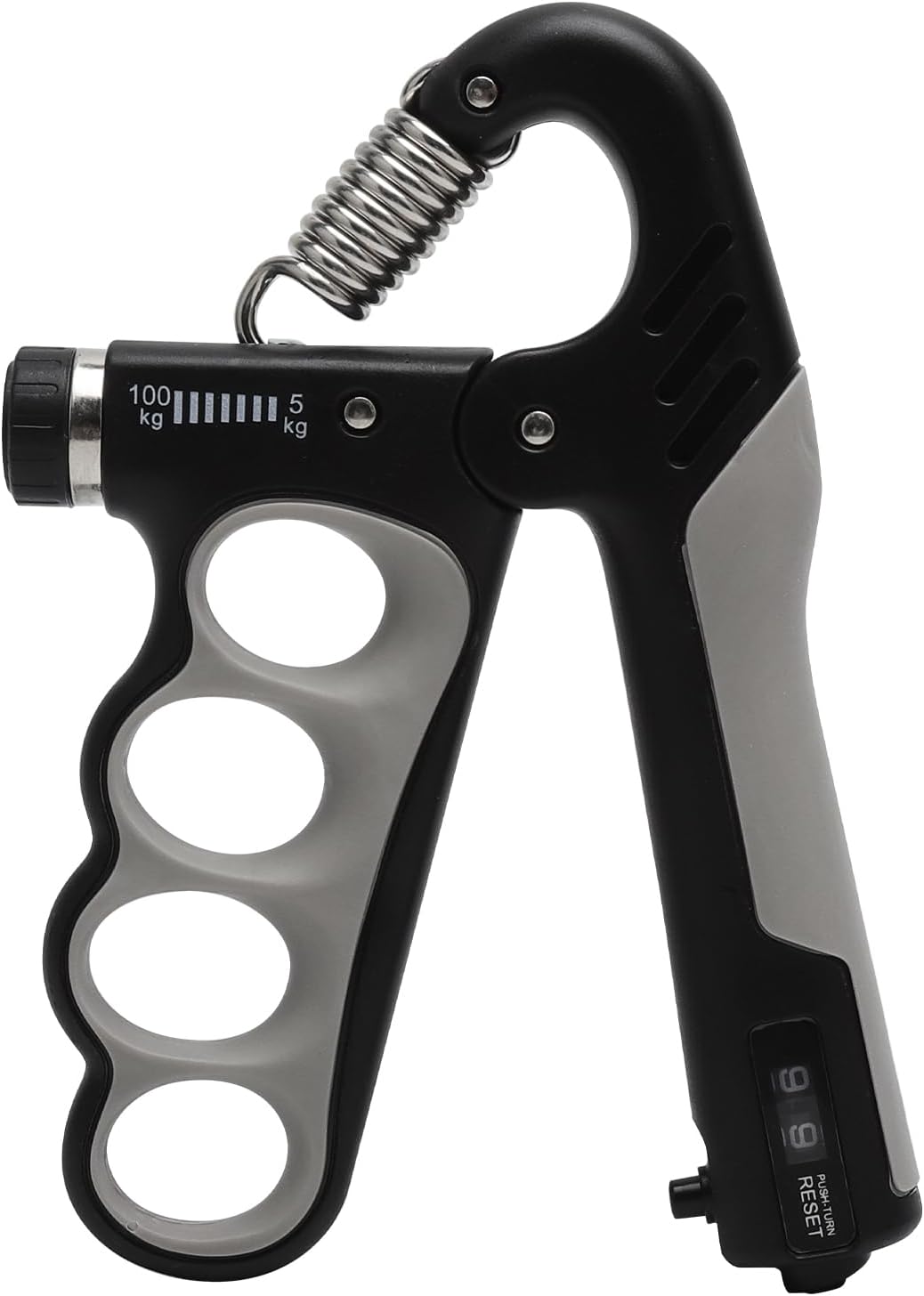 Handtrainer 5–100 Kg – 100-kg-griffkraftverstärker Für Die Unterarme Mit Elektronischem Zähler – Ergonomischer Handtrainer Für Zuhause, Büro Und Fitnessstudio