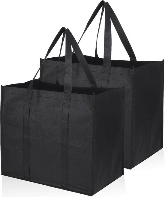 2-teilige Faltbare Einkaufstasche Shopper Tragetasche Einkaufstasche 41 X 33 X 26 Cm Einkaufstasche Mit Tragegriffen Geeignet Zum Einkaufen Und
