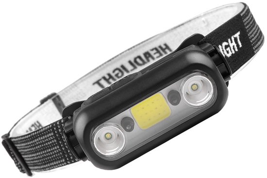 Stirnlampe Mit Lichtsensor, Usb-aufladbar, Für Outdoor-aktivitäten, Leicht, Zum Laufen Bei Nacht, Fahrradlicht, Campinglampe, Schwarz