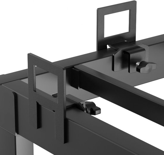4er-set Matratzenstopper Für Bettgestell Rutschfeste Matratzenstange Matratzenschoner Aus Metall Einfach Zu Montierende Rutschfeste Stange Schwarz