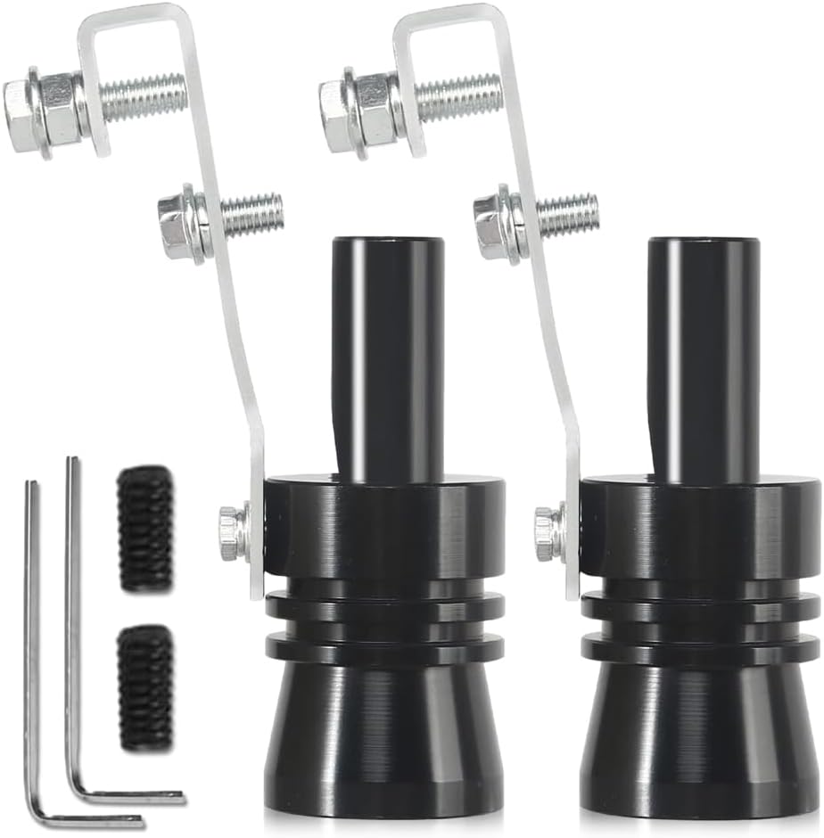 Stück Auspuffpfeife, Turbo-simulator-auspuffpfeife, Universelle Turbo-sound-simulator-pfeife Für 56-85 Mm Durchmesser Für Autos Und Motorräder