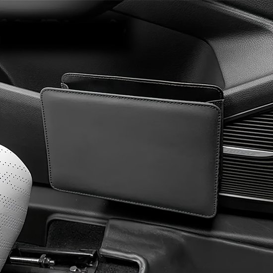 Universeller, Faltbarer Mülleimer – Aufbewahrungstasche Fürs Auto – Auslaufsicher – Aufbewahrungsbox Für Drinnen – Schwarz