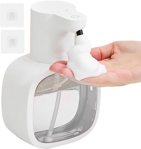 Automatischer Seifenspender – Schaumspender – Hygienische Händedesinfektion – 4 Einstellbare Volumen – 500 Ml Fassungsvermögen – Transparent