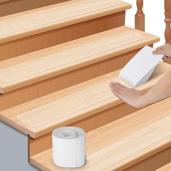 Transparente Antirutschmatten, 60 X 15 Cm, 15er-set, Antirutschstreifen Für Treppen, Geeignet Für Die Sicherheit Von Kindern