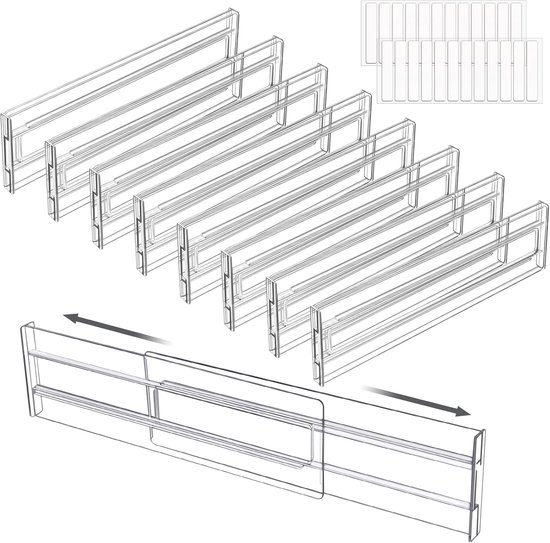 Make-up-organizer – 10 Schubladen – Transparent