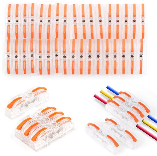 Kabelverbinder Set Lt 211 Transparent Spleißset Drahtverbindung 0,08 4,0 Mm² Für Elektriker Und Installateure Transparent Kompakt 34 Teilig