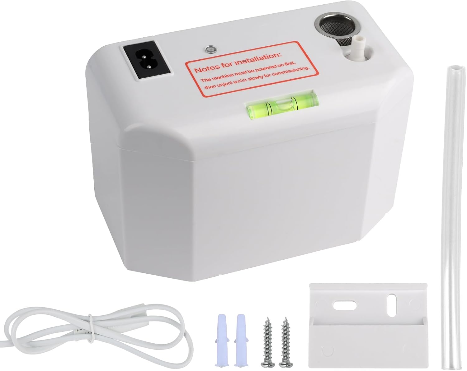 Kondensatpumpe Für Klimaanlagen, 24 L/h Kondensatpumpe Mit Überlaufalarm, Leise Automatische Kondensatpumpe, Mit 5 M Schlauch/200 Ml Tank Für 8 Kw Klimaanlagen