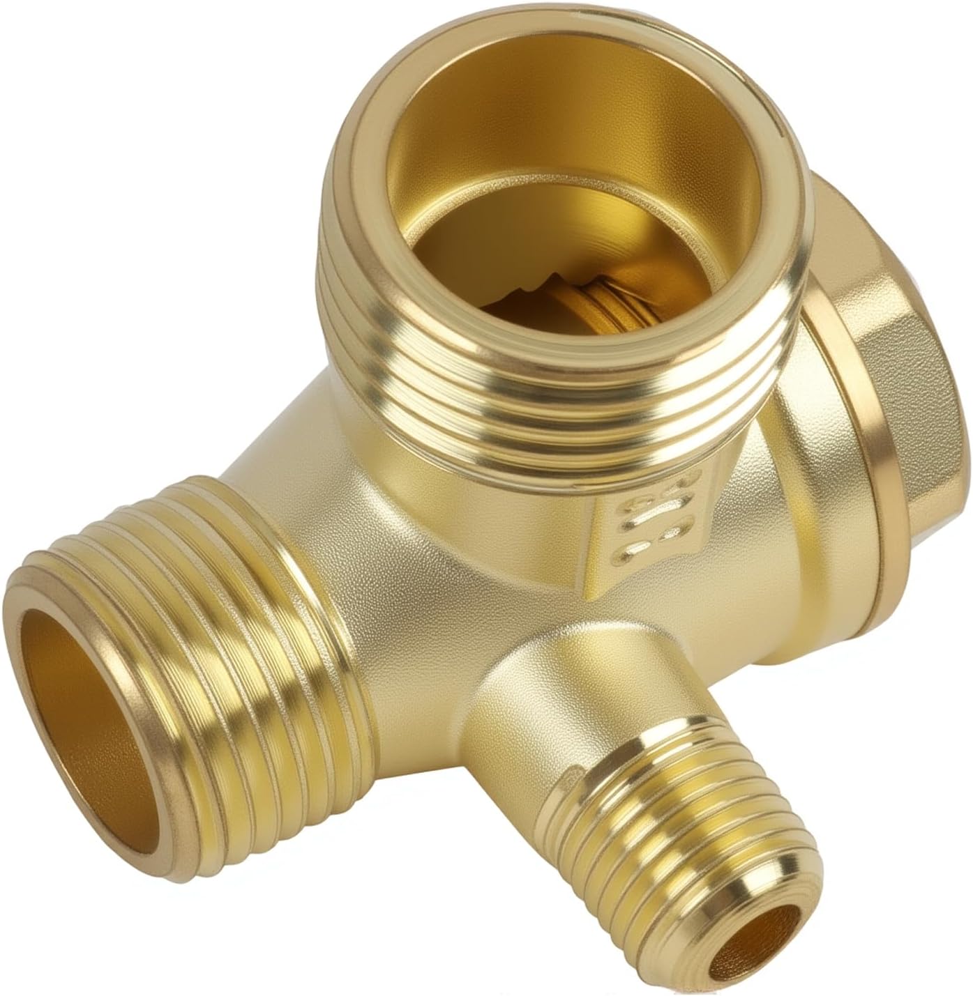 20 X 16 X 10 Mm 3-wege-rückschlagventil Mit Gewinde Für Kompressoren, Außengewindeanschluss Aus Zinklegierung, Geeignet Für Kolbenluftpumpen Und Ölkolben-luftkompressoren