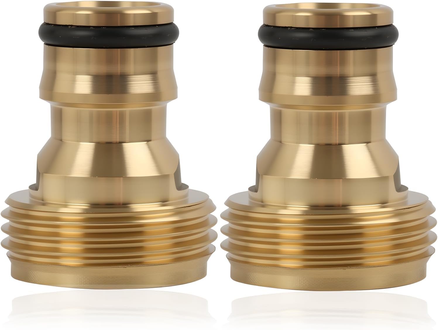 Schlauchanschlussadapter Aus Messing Mit 3/4-zoll-außengewinde, Schnellkupplung, Kompatibel Mit Gardena-systemen, Für Garten, Haus Und Landwirtschaft (2 X 3/4 Zoll)