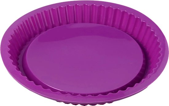 Obsttörtchenformen, Silikon-törtchenbodenformen, Silikon-kuchenbodenformen, Antihaftbeschichtete Silikon-backformen, 2er-pack (lila)