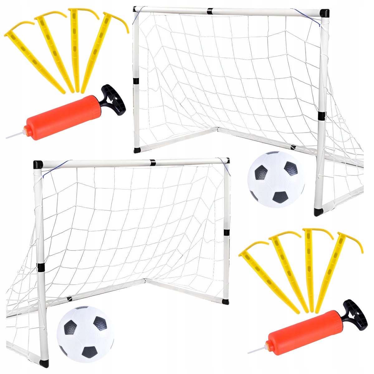 [pack] Fußballset 2 X Trainingstor-fußball 120x80x40cm (z432+z432) Z432z