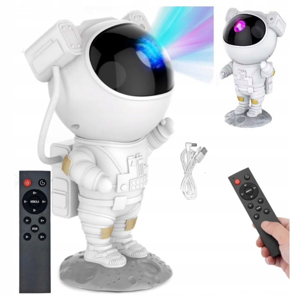 [paczb][1] Astronaut Led-nachtlichtprojektor Mit Fernbedienung Z1023