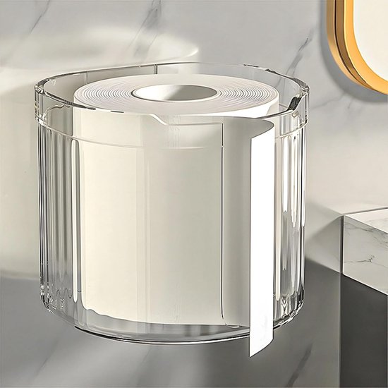 Wandmontierter Toilettenpapierhalter, Selbstklebend, Geeignet Für Die Aufbewahrung In Wohnmobilen, Küchen Und Badezimmern – Weiß