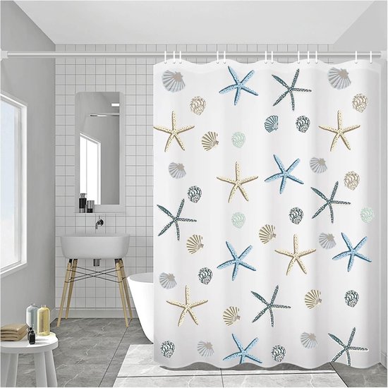 Duschvorhang 200 X 220 Cm – Wasserdicht Und Antibakteriell – Weiß