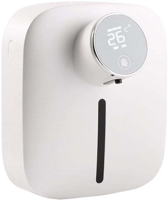Automatischer Seifenspender - Seifenspender Mit Sensor - Led-digitalanzeige - Usb-c-aufladbar - 320 Ml - Weiß (schaum)