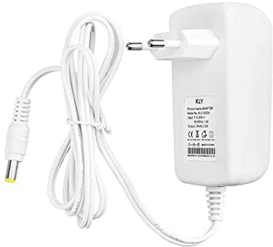 Ladegerät 12v 2a Mit Dc-stecker 5,5 X 2,5 Mm – Weiß
