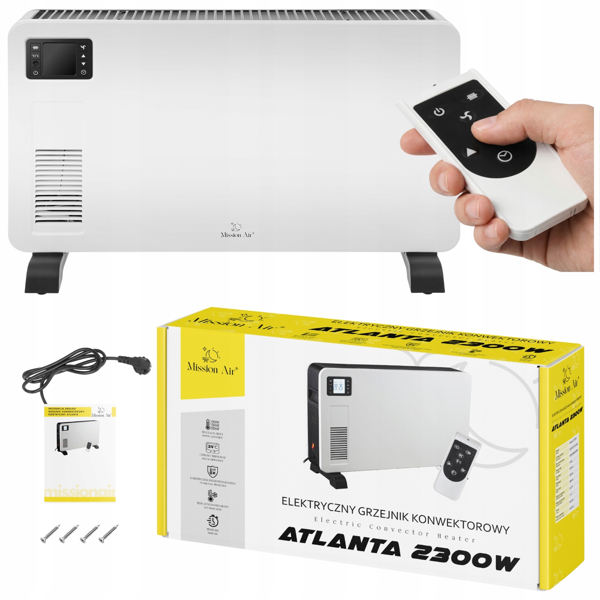 Atlanta 2300w Konvektorheizung