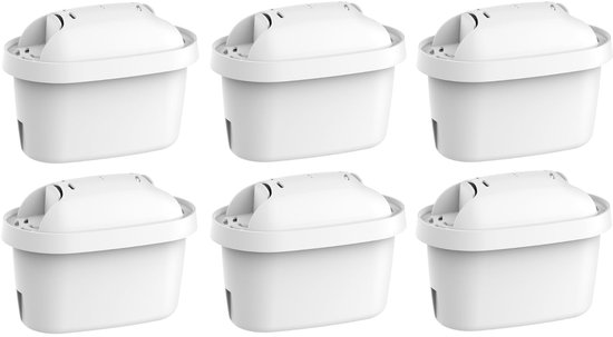 6 Filterkartuschen Passend Für Brita Maxtra Wasserfilterkanne – 6 Stück – Wasserfilter – Weiß