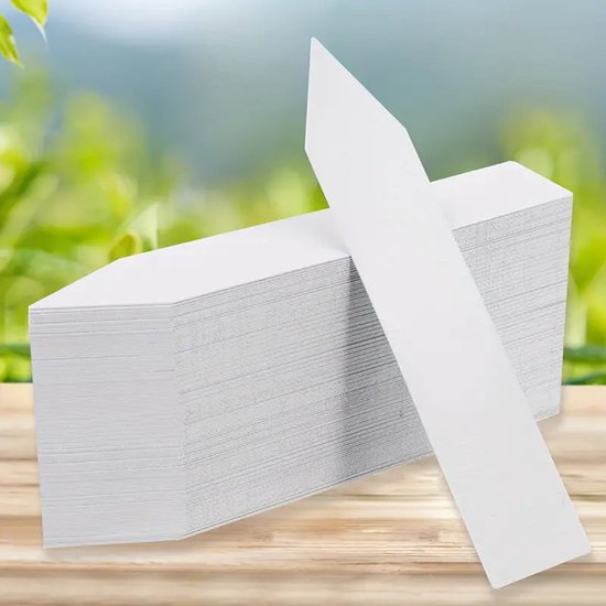 Blumenetiketten Aus Kunststoff 10 X 2 Cm Weiße Gartenetiketten Aus Kunststoff Weiße Blumenetiketten Blumenmarkierungen Für Den Garten Dekorative